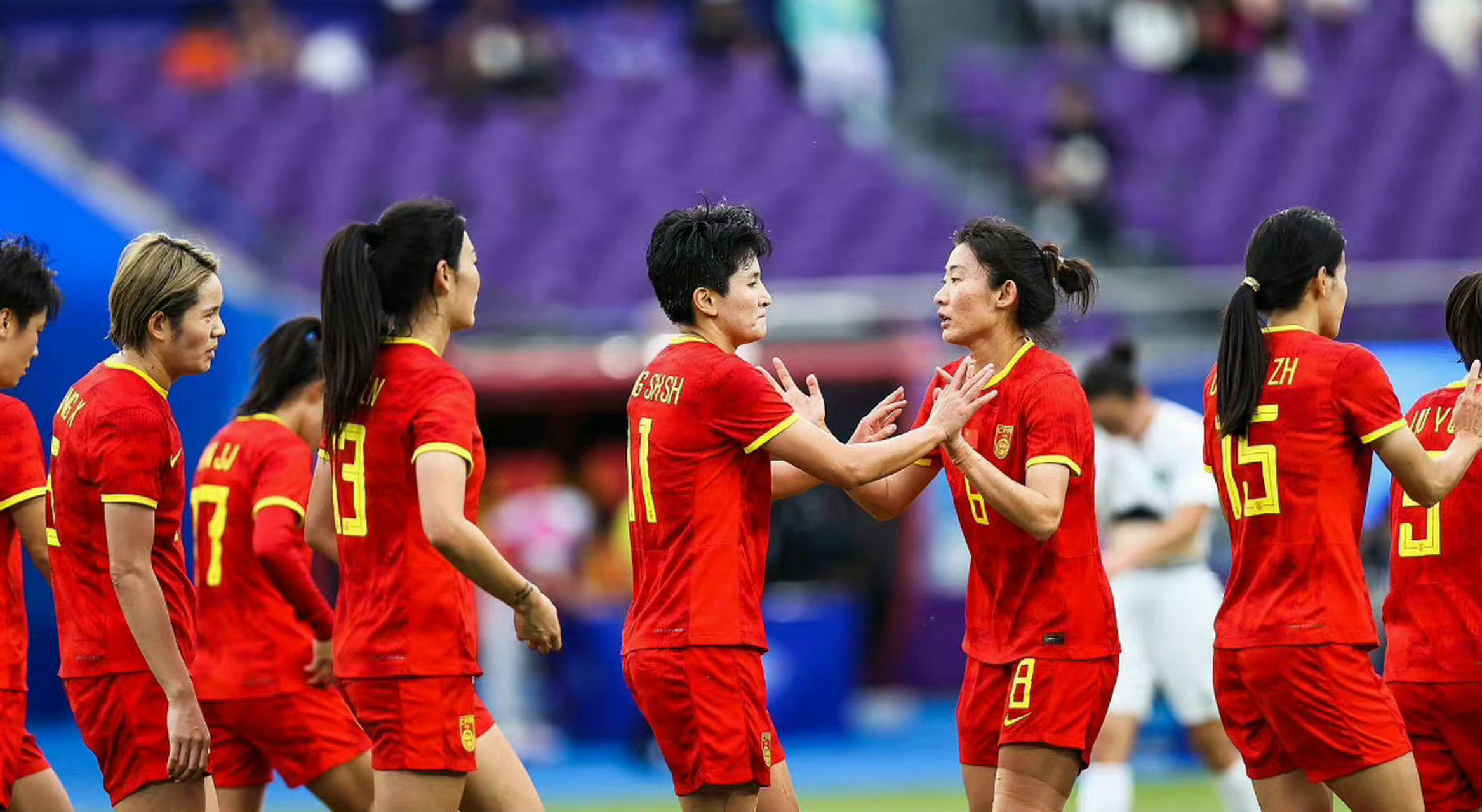 女足世界杯预选赛,中国队获得二连胜冠军